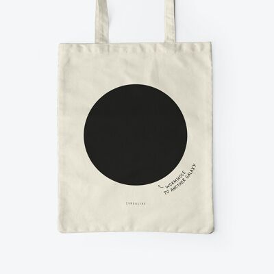 Baumwolltasche / Wormhole