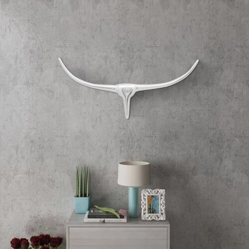 242336 Wall Mounted Aluminium Bull’s Head Decoration Si