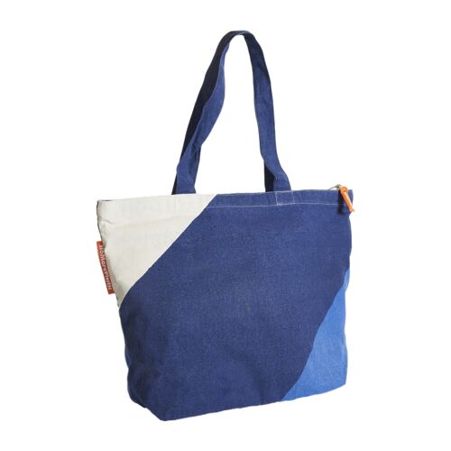 Duurzame shopper - NoMorePlastic - Indigo Blue