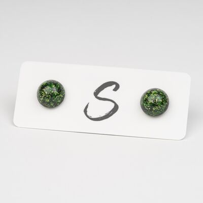 Fern stud earrings