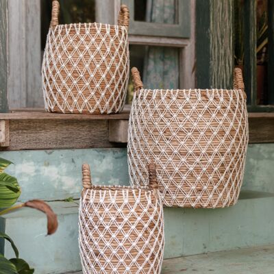 basket | laundry basket | Plant basket KUBU made of banana fiber (3 sizes)