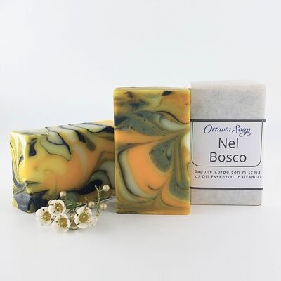 Handmade Natural Soap with Shea, Cocoa and a blend of Balsamic Essential Oils