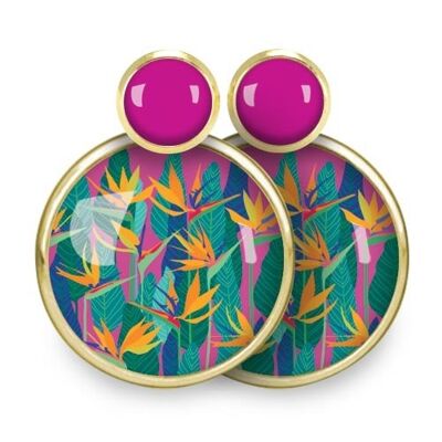 Nomad Studs Surgical Stainless Steel Gold - Bird of Paradise
