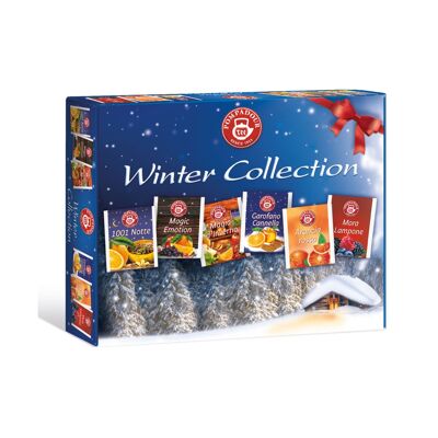 Pompadour Tea | Winter Collection Assortment of Caffeine Free Fruit Teas - 1 x 30 Tea Bags (82.5 Gr)