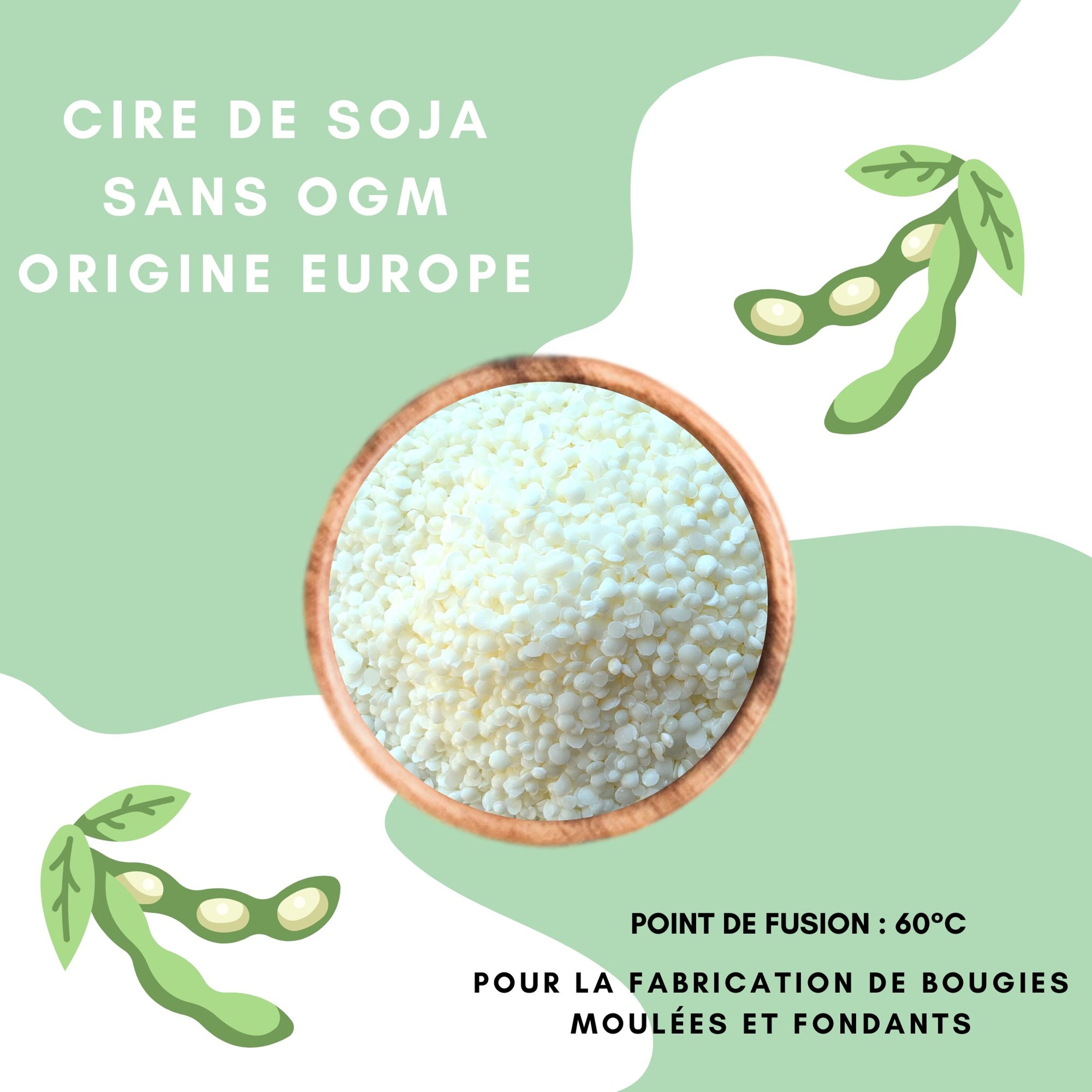 Cire de colza pour bougies moulées et fondants sans OGM