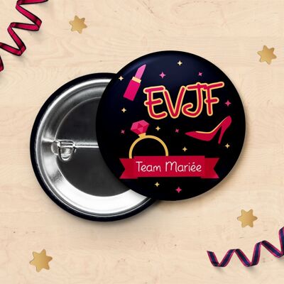 Badge for EVJF (bachelorette party) - Glamor