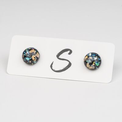 Galaxy chip earrings