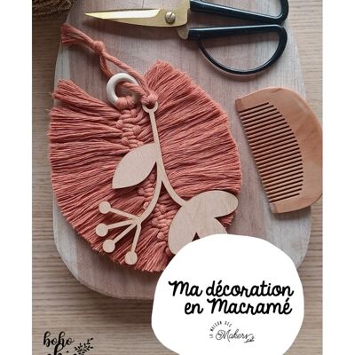Creative Kit: I'm discovering Macramé: My Feather in Macramé Terracotta