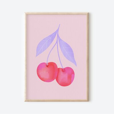Cherries, Art Print