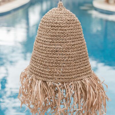 Raffia lamp | Braided lampshade | Ceiling lamp KALIMA (3 sizes)