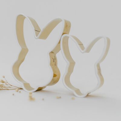 Bunny head cookie cutter with silicone edge from Bake Affair
