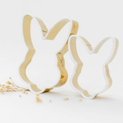 Emporte-pièce tête de lapin avec bord en silicone de Bake Affair
