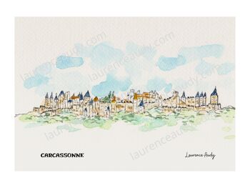 11-CARCASSONNE-AQUARELLE 11