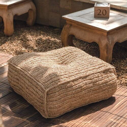 Pouf | Sitzpouf PADAR aus Raffia