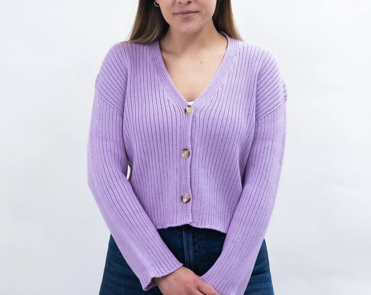 CARDIGAN CON BOTTONI Malva