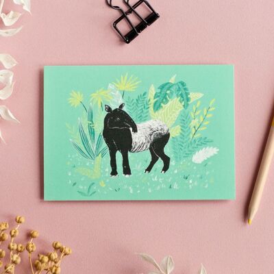 Postkarte | Tapir