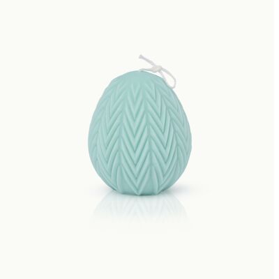 Candle Egg Turquoise