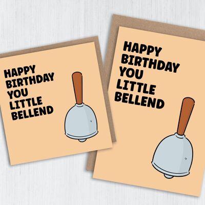 Biglietto d'auguri offensivo: buon compleanno piccola Bellend