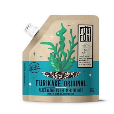 Furikake Original - Condimento al sesamo e alghe - alternativa al sale 45G