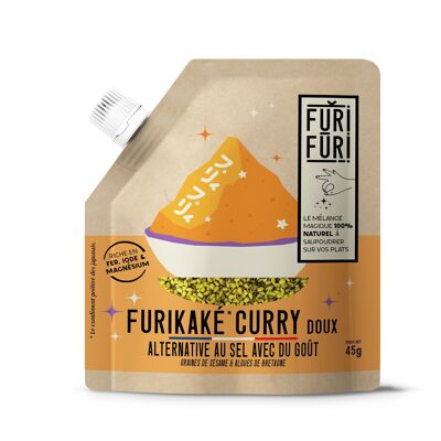 Furikake Curry - Condiment sésame & algues - alternative sel 45G