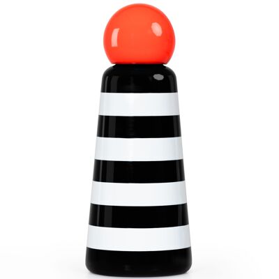 Skittle Water Bottle 500ml - Stripes & Coral