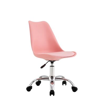 Silla de escritorio giratoria ROSA con ruedas y regulable de Thinia Home