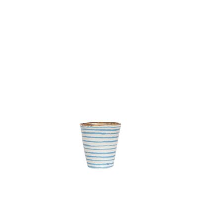COMPORTA Espresso Glass 100ml Blue Stripes