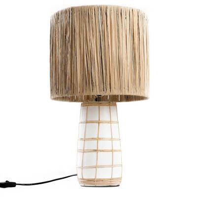 Lámpara de mesa Skiathos - Blanco natural