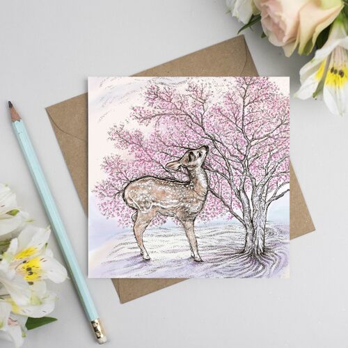 Deer and Blossom