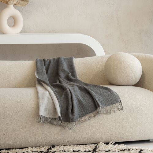 Linen & Merino Wool Blanket Venice