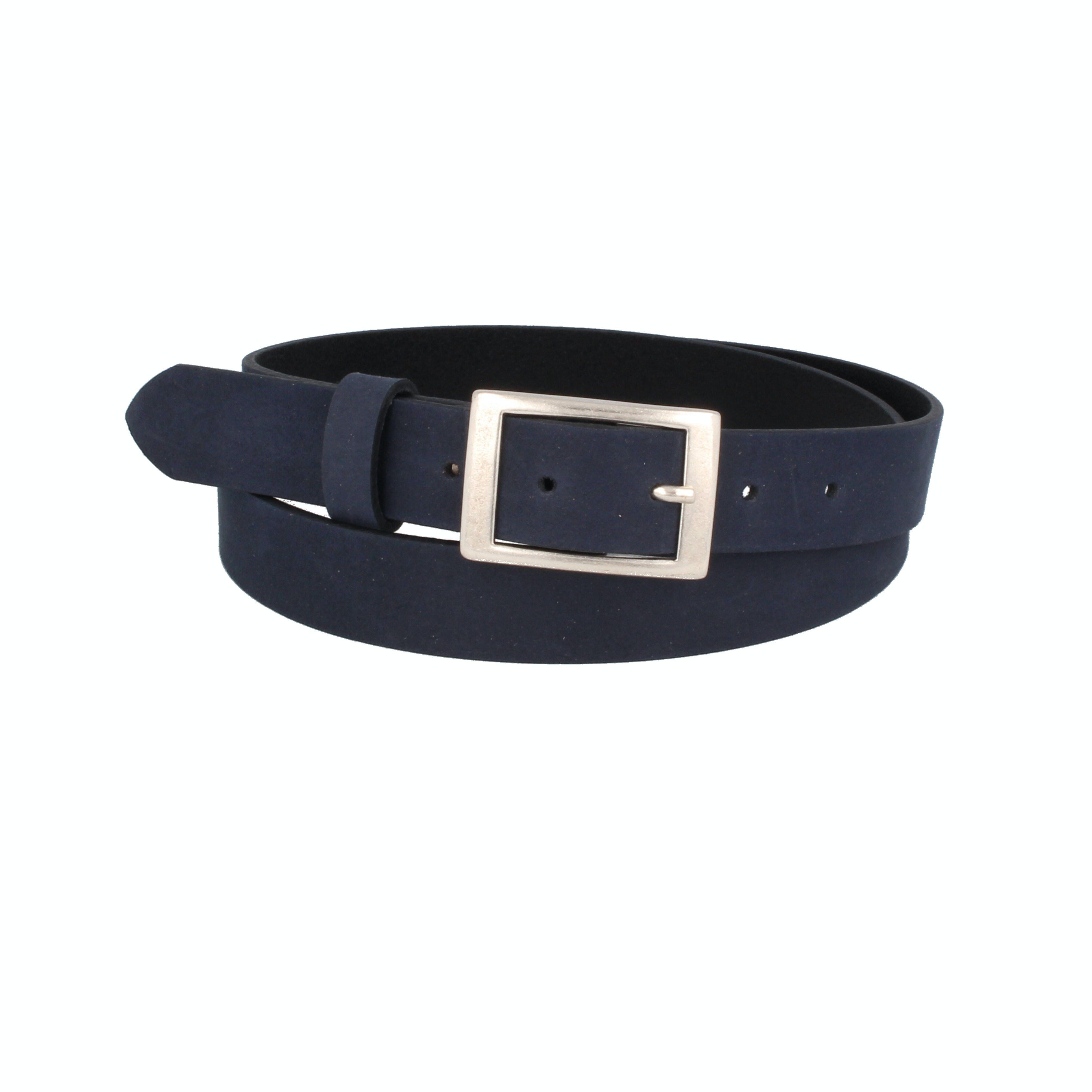 Cintura Donna Pelle Basic Apollo Blu Navy