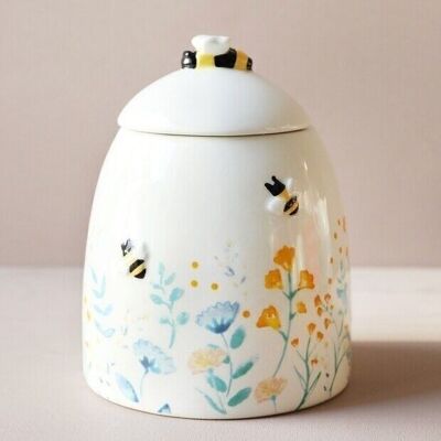 Floral Ceramic Jar