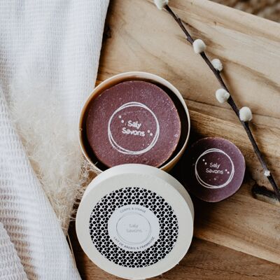 Savon Visage & Corps - Gamme Trésor Locaux - Lait de brebis & Framboise