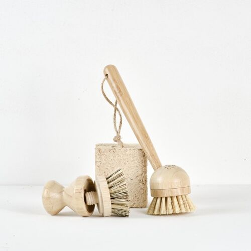 Kit Pot-Brush e Spazzola Piatti