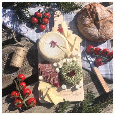 "Apéro/gnôle" cutting board (Friends, conviviality, Haute-Savoie, Haute, regional products, mountain, ski, resort)