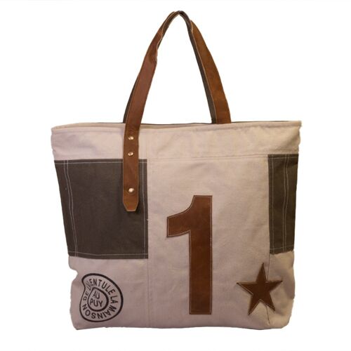 Small Star Canvas Tote (386)