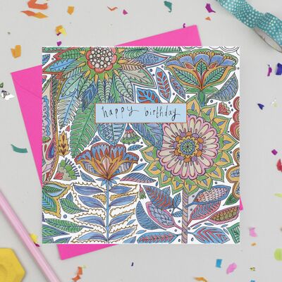 Sunflowers Birthday Card