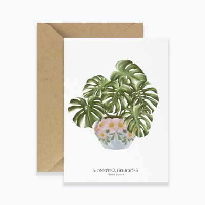 Card "House Plants" Monstera