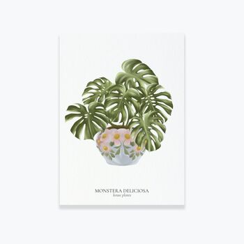 Carte "House Plants" Monstera 2