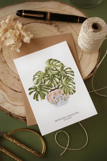 Carte "House Plants" Monstera 5