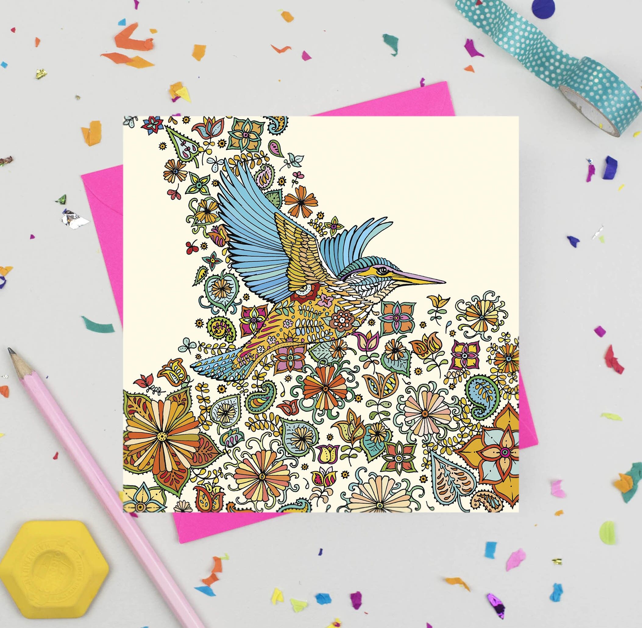 Kingfisher Greeting Card