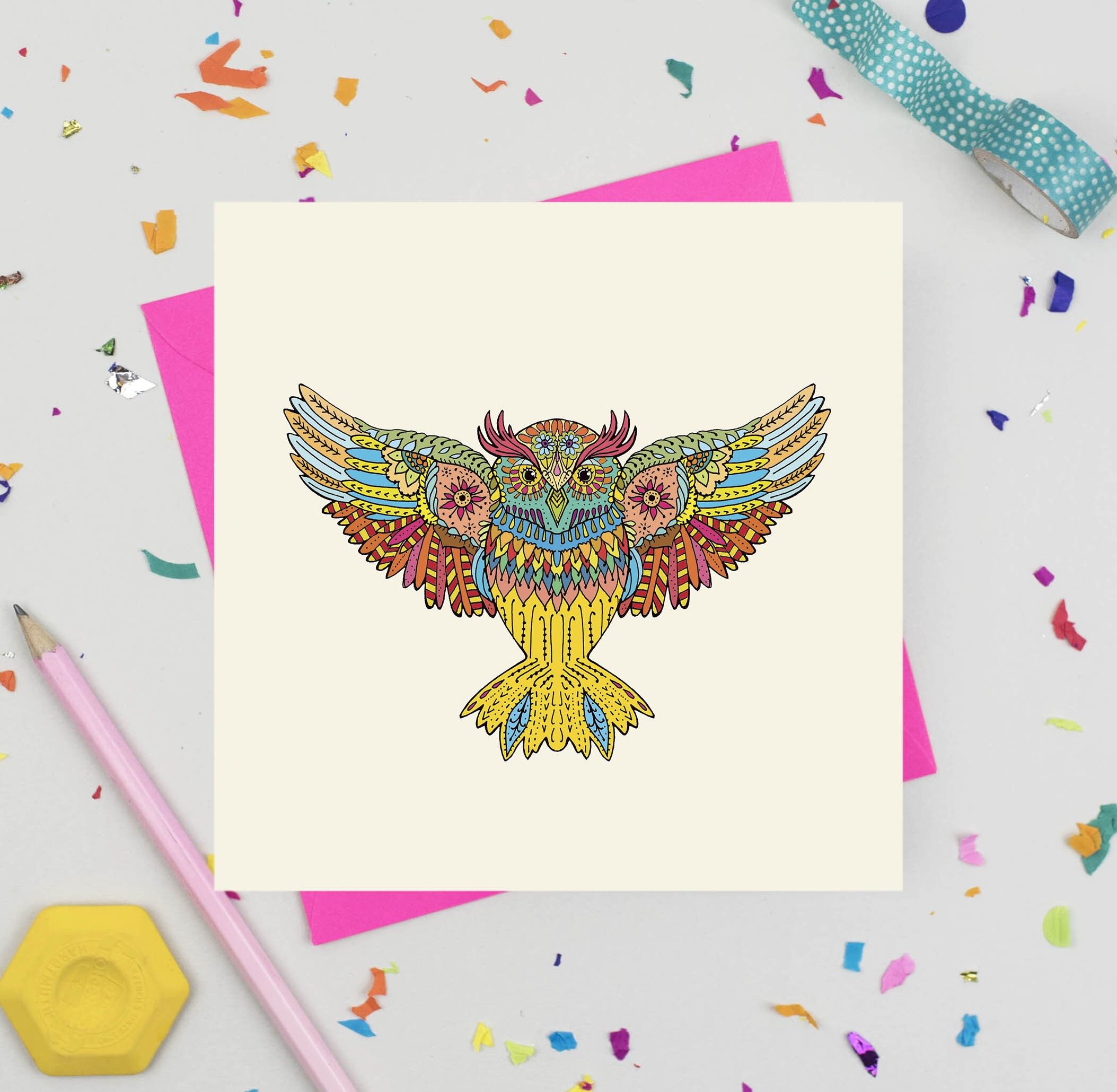 Owl Greeting Card