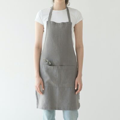 Ash Linen Daily Apron