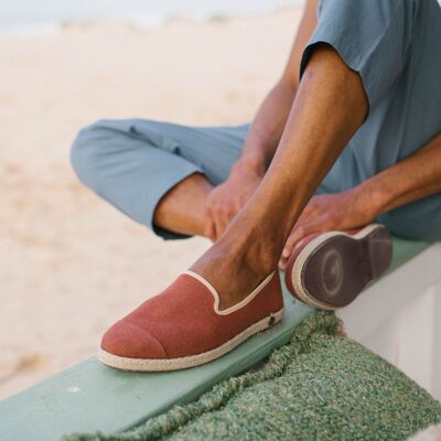 Espadrilles R. Lin Terracotta Homme