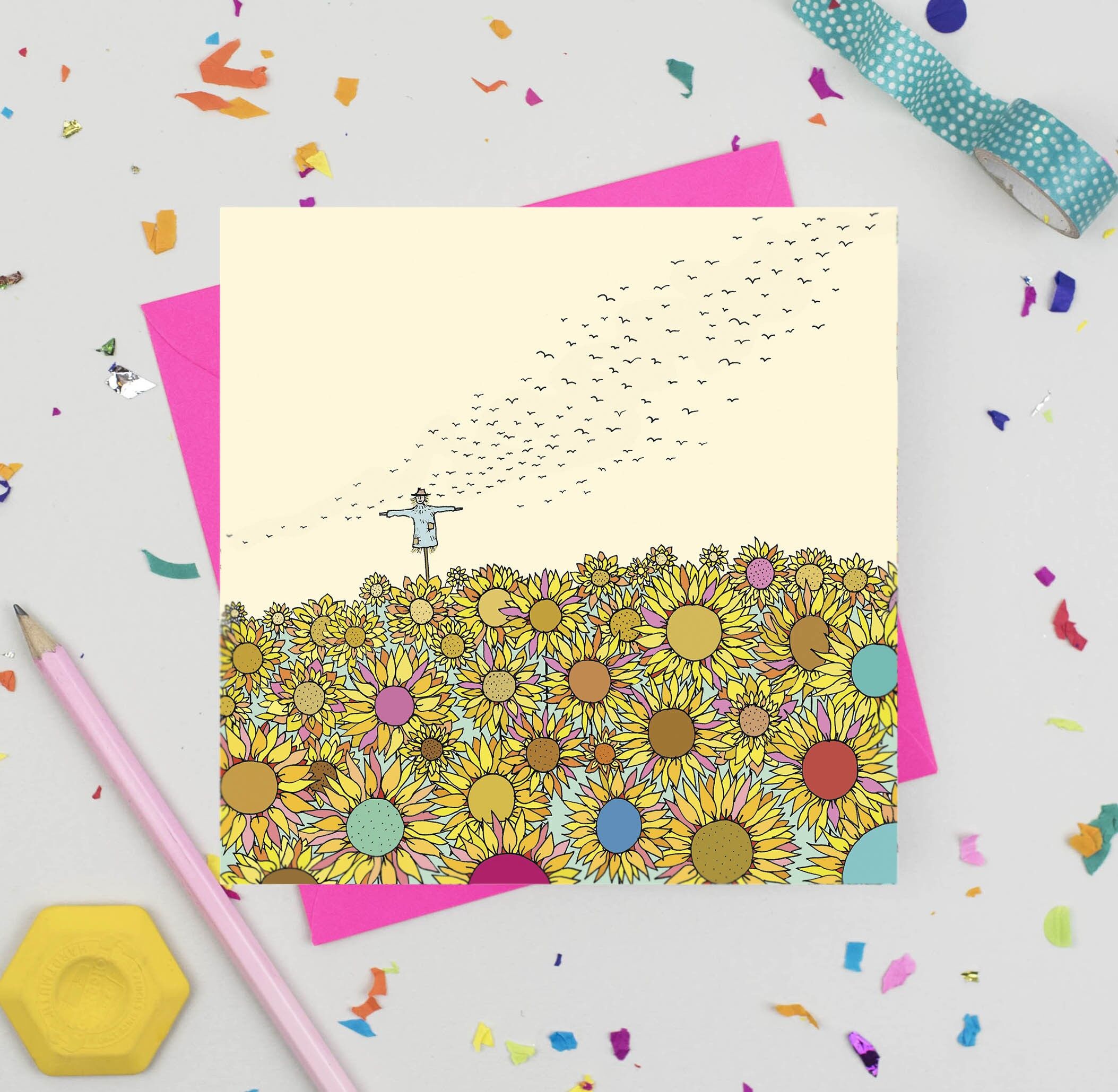 Sunflowers Greeting Card