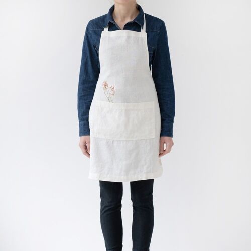 White Linen Daily Apron