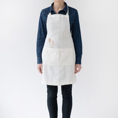 White Linen Daily Apron