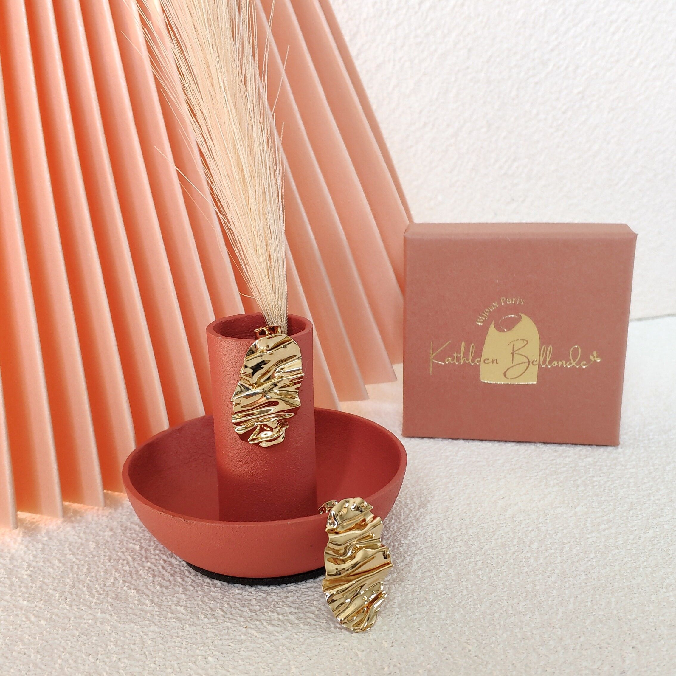 Orecchini Vassoio Rosa