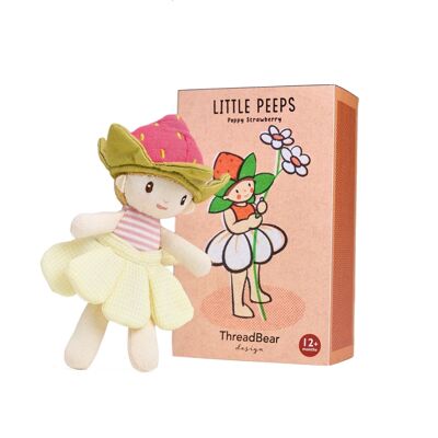 Little Peeps Poppy Strawberry Matchbox Doll