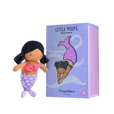 Bambola scatola di fiammiferi Little Peeps Molly Mermaid